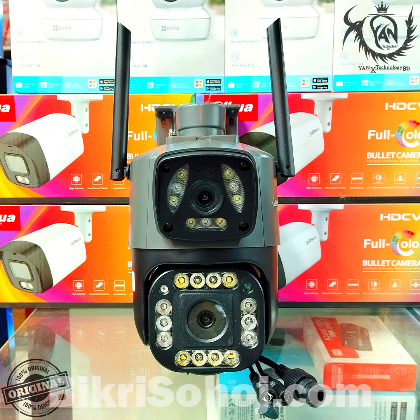 4G SIM System Dual Lens Ptz Ip Camera V380